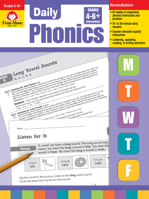 Cover image for Daily Phonics, Grades 4-6+